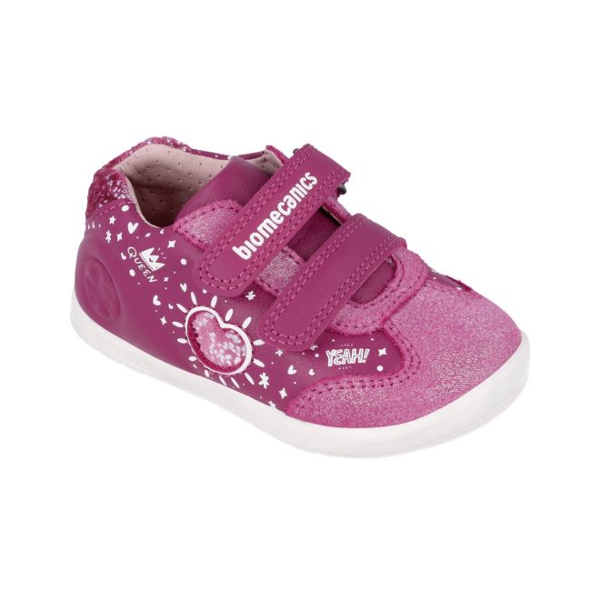 Adidasi Primii Pasi pentru Copii Biomecanics 241163, roz (Marime: 19 (11,6-12,1 cm)) JEM241163-C-19