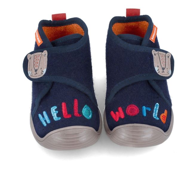 Incaltaminte de interior Biomecanics ZAPATILLA LA WORLD, azul (Marime: 19 (11,6-12,1 cm)) JEM241154-A-19