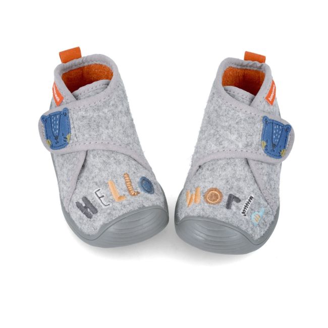 Incaltaminte de interior Biomecanics ZAPATILLA LA WORLD, gri (Marime: 18 (10,8-11,5 cm)) JEM241154-B-18