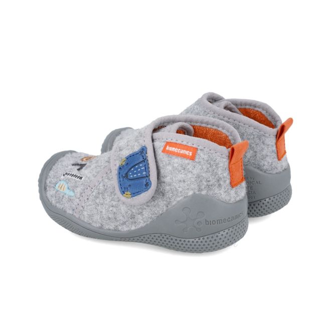 Incaltaminte de interior Biomecanics ZAPATILLA LA WORLD, gri (Marime: 18 (10,8-11,5 cm)) JEM241154-B-18