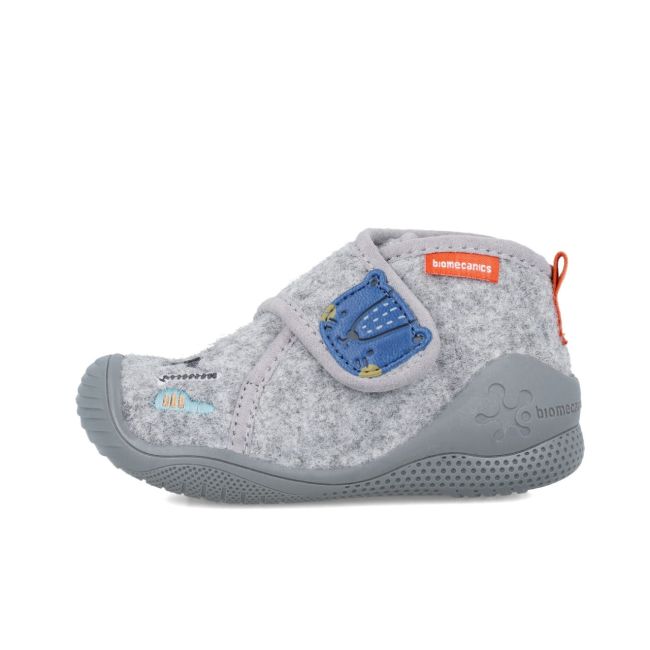 Incaltaminte de interior Biomecanics ZAPATILLA LA WORLD, gri (Marime: 18 (10,8-11,5 cm)) JEM241154-B-18
