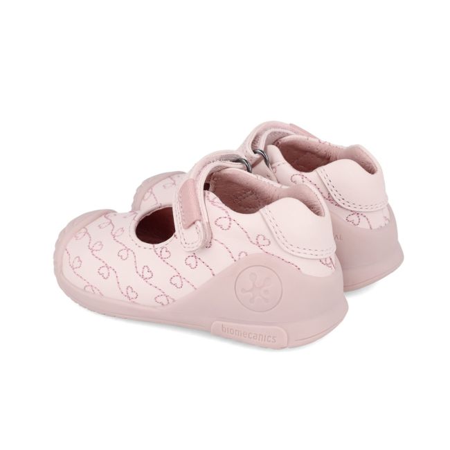 Pantofiori Primii Pasi pentru fetite Biomecanics 241100, Roz (Marime: 22 (13,5-14,1 cm)) JEM241100-A-22