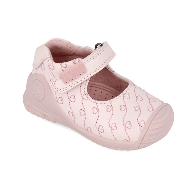 Pantofiori Primii Pasi pentru fetite Biomecanics 241100, Roz (Marime: 22 (13,5-14,1 cm)) JEM241100-A-22