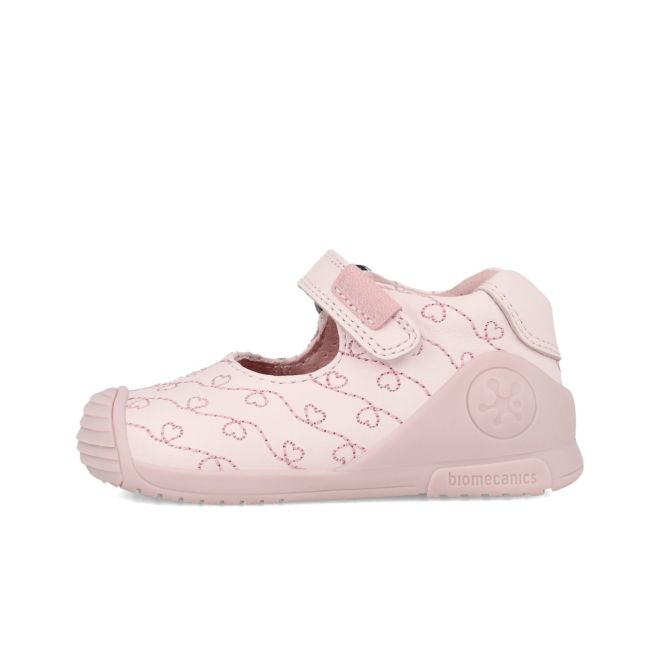Pantofiori Primii Pasi pentru fetite Biomecanics 241100, Roz (Marime: 22 (13,5-14,1 cm)) JEM241100-A-22