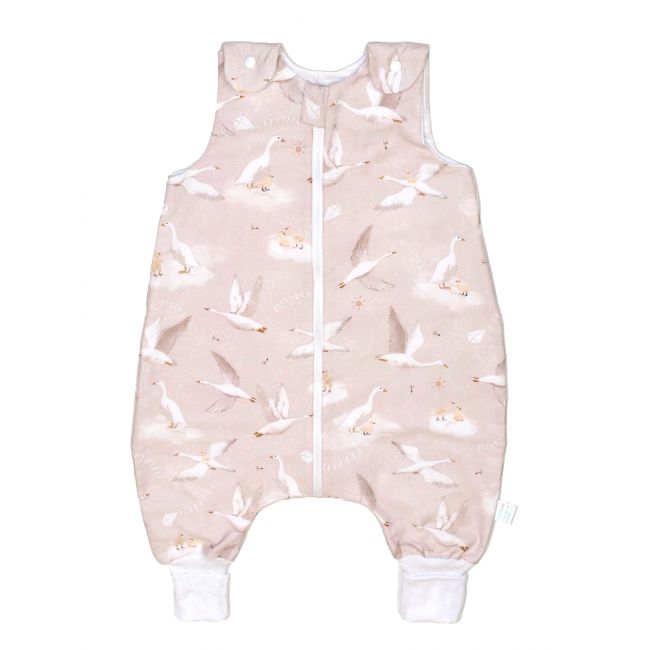 Sac De Dormit Cu Picioare, Bumbac De Vara, 1 Tog, Gasca Bej, S, 6-24 Luni Pjb85377