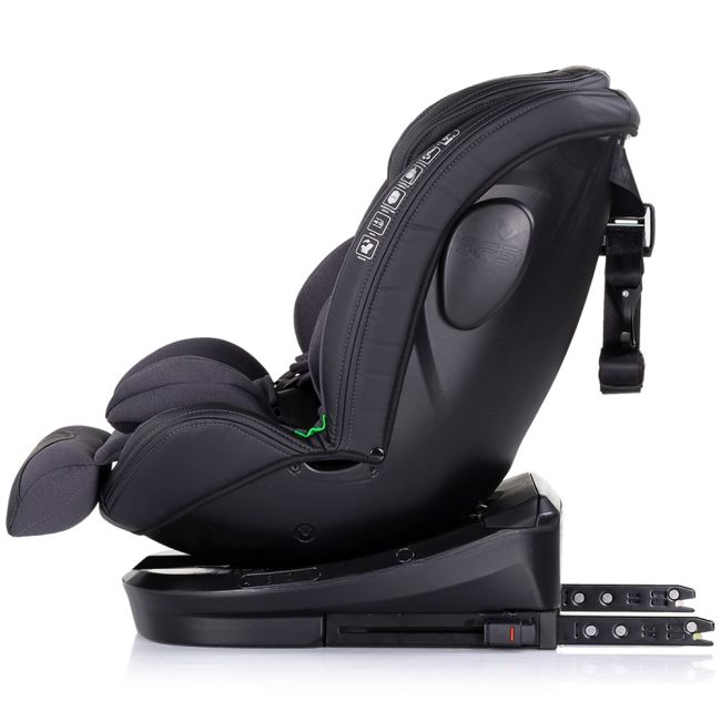 Scaun auto chipolino hypnotic i-size 40-150 cm cu sistem isofix si sezut rotativ anthracite hubstkhyp0253an