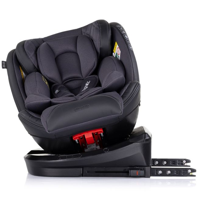 Scaun auto chipolino hypnotic i-size 40-150 cm cu sistem isofix si sezut rotativ anthracite hubstkhyp0253an