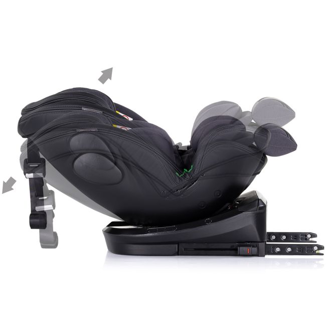 Scaun auto chipolino hypnotic i-size 40-150 cm cu sistem isofix si sezut rotativ anthracite hubstkhyp0253an