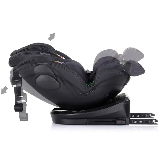 Scaun auto chipolino hypnotic i-size 40-150 cm cu sistem isofix si sezut rotativ anthracite hubstkhyp0253an