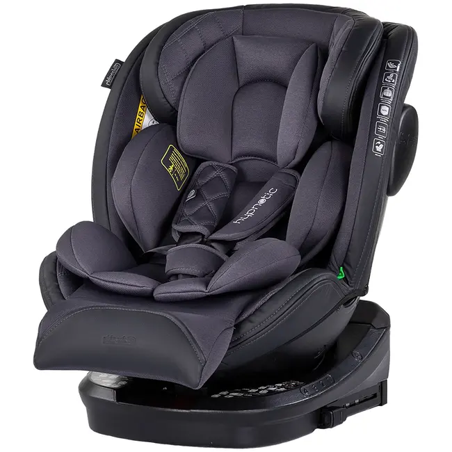 Scaun auto chipolino hypnotic i-size 40-150 cm cu sistem isofix si sezut rotativ anthracite hubstkhyp0253an