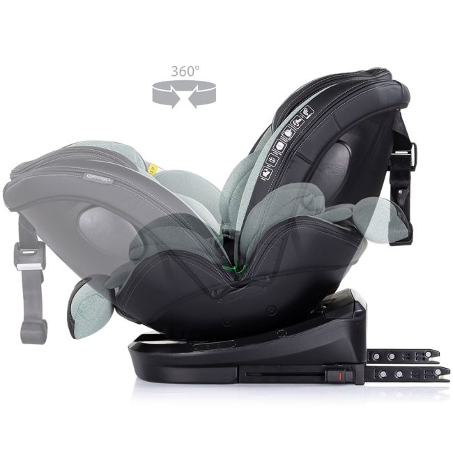 Scaun auto chipolino hypnotic i-size 40-150 cm cu sistem isofix si sezut rotativ basil hubstkhyp0255ba