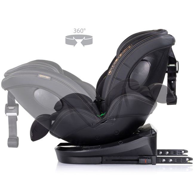 Scaun auto chipolino hypnotic i-size 40-150 cm cu sistem isofix si sezut rotativ blackberry hubstkhyp0254bb