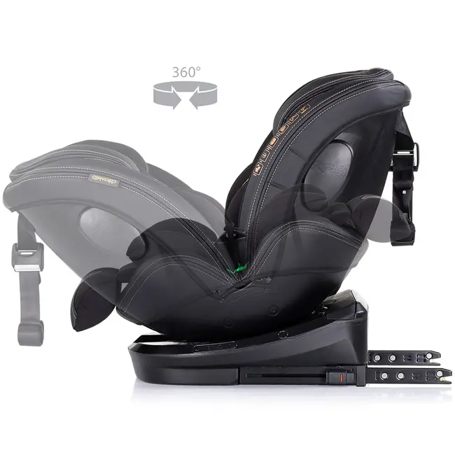 Scaun auto chipolino hypnotic i-size 40-150 cm cu sistem isofix si sezut rotativ blackberry hubstkhyp0254bb