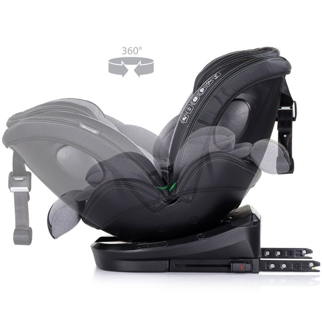 Scaun auto chipolino hypnotic i-size 40-150 cm cu sistem isofix si sezut rotativ cloud hubstkhyp0252cl