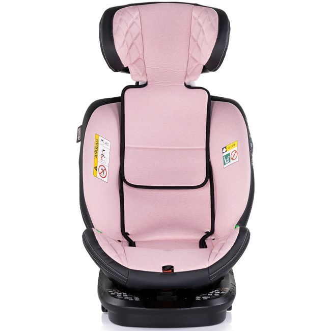 Scaun auto chipolino hypnotic i-size 40-150 cm cu sistem isofix si sezut rotativ pink marshmallow hubstkhyp0256pm