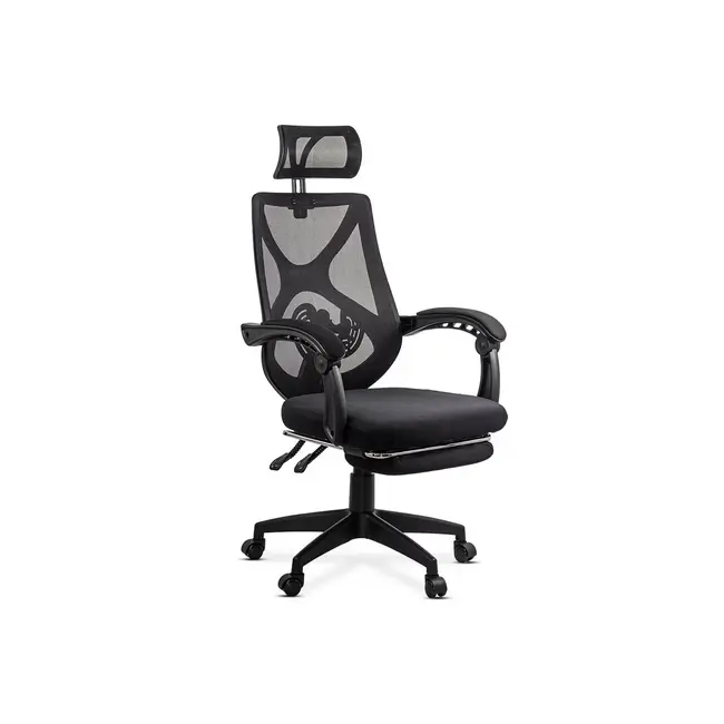 Scaun birou mesh off636, ergonomic, suport lombar, tetiera reglabila, mecanism asincron,100 kg drm10575