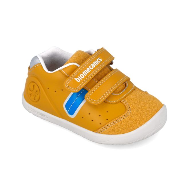 Adidasi Primii Pasi pentru Copii Biomecanics 252162, galben (Marime: 20 (12,2-12,7 cm)) JEM252162-B-20
