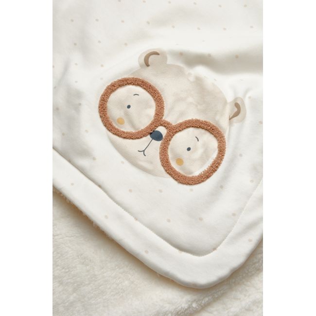 Paturica pentru nou nascut, 100% bumbac organic, TeddyBear, BabyCosy JEMBC-CSY8130