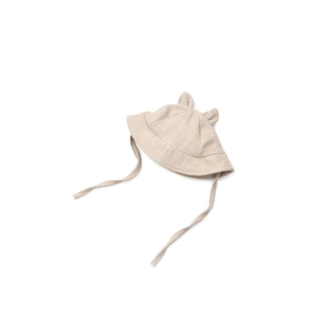Salopeta cu palariuta TeddyBear, BabyCosy, 100% bumbac organic (Marime: 3-6 Luni) JEMBC-CSYM7106-3