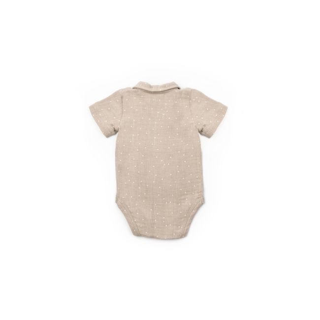 Set 2 body-uri cu guler TeddyBear, BabyCosy, 100% bumbac (Marime: 9-12 luni) JEMBC-CSYM7100-9