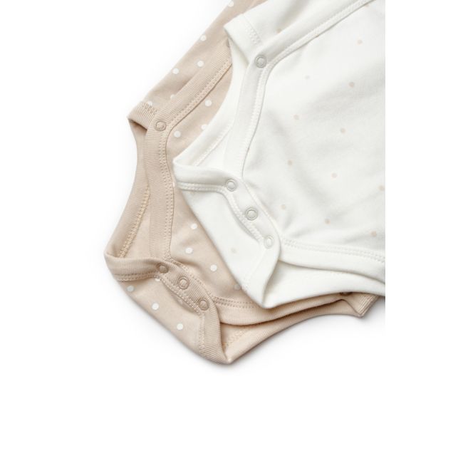 Set 2 body-uri cu maneca lunga petrecute, TeaddyBear, BabyCosy (Marime: 6-9 luni) JEMBC-CSY8103-6
