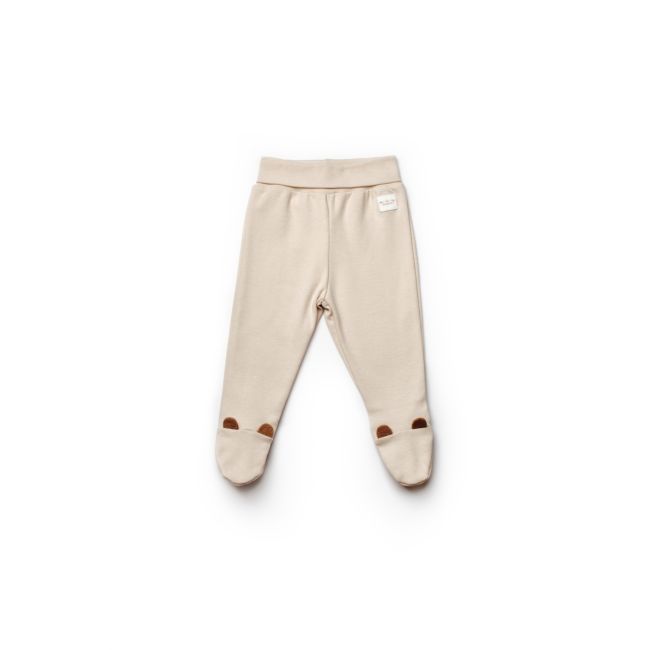 Set 2 pantaloni cu botosei bebe TeddyBear, BabyCosy, 100% bumbac organic (Marime: 6-9 luni) JEMBC-CSY8104-6
