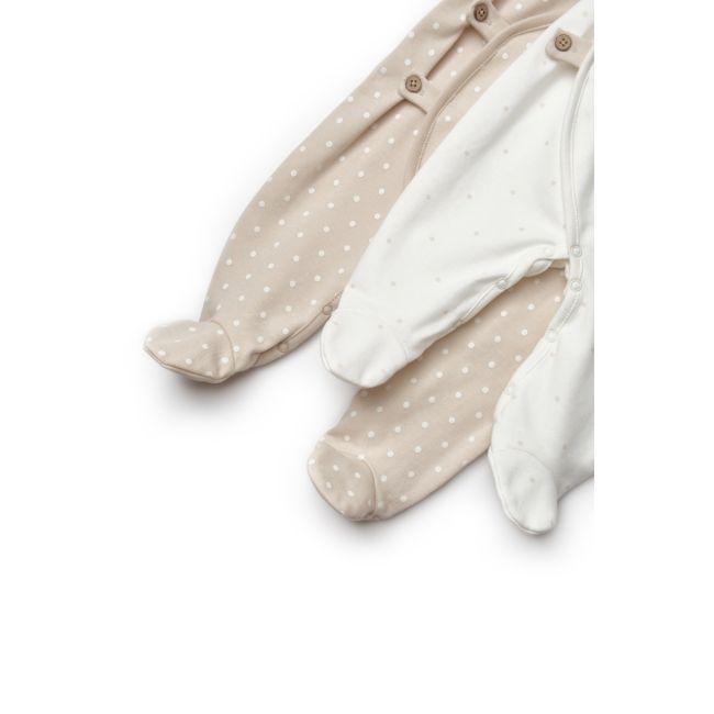Set 2 salopete petrecute TeddyBear, 100%bumbac organic, BabyCosy (Marime: 3-6 Luni) JEMBC-CSY8108-3