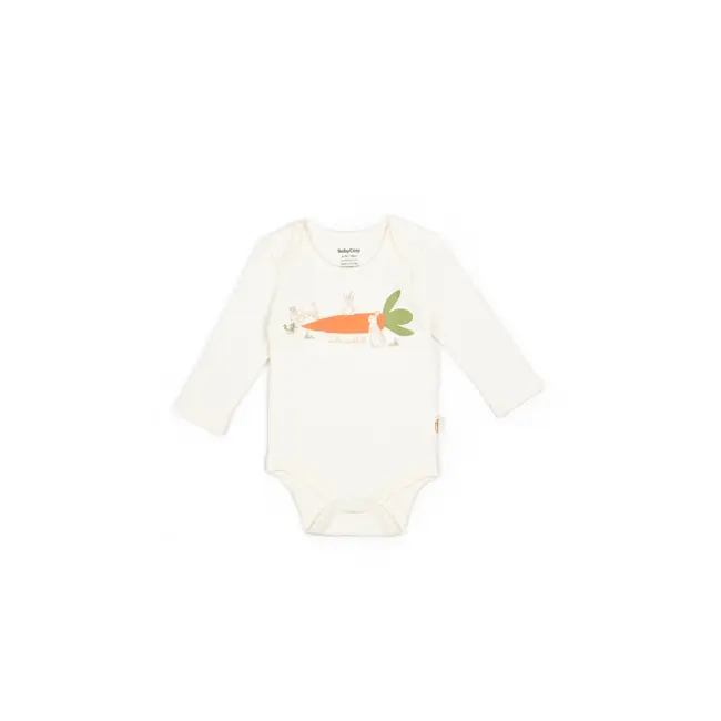 Set 3 piese: body, pantalon si vesta Rabbit, 100% bumbac organic, BabyCosy (Marime: 3-6 Luni) JEMBC-CSY2018-3