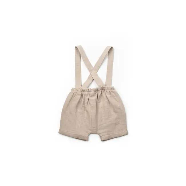 Set tricou, salopeta si sapca TeddyBear, 100% bumbac organic, BabyCosy (Marime: 18-24 Luni) JEMBC-CSYM7102-18