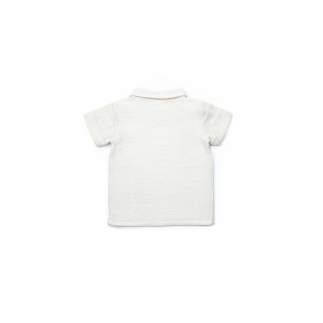 Set tricou, salopeta si sapca TeddyBear, 100% bumbac organic, BabyCosy (Marime: 18-24 Luni) JEMBC-CSYM7102-18
