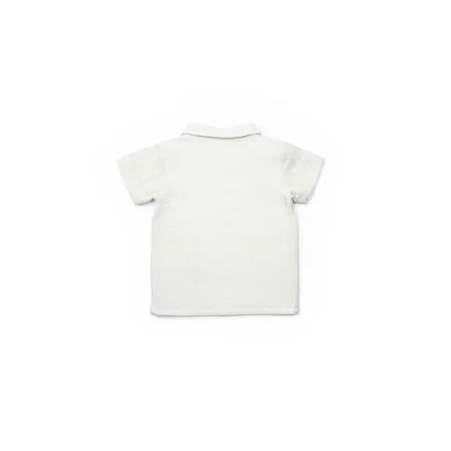 Set tricou, salopeta si sapca TeddyBear, 100% bumbac organic, BabyCosy (Marime: 18-24 Luni) JEMBC-CSYM7102-18