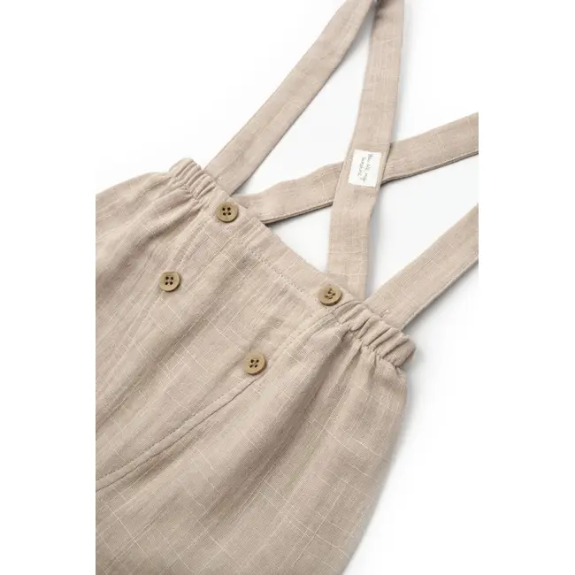 Set tricou, salopeta si sapca TeddyBear, 100% bumbac organic, BabyCosy (Marime: 18-24 Luni) JEMBC-CSYM7102-18