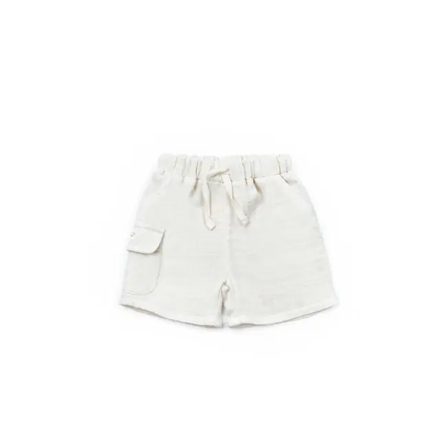 Set tricou maro cu pantaloni scurti TeddyBear, 100% bumbac organic, BabyCosy (Marime: 18-24 Luni) JEMBC-CSYM7103-18