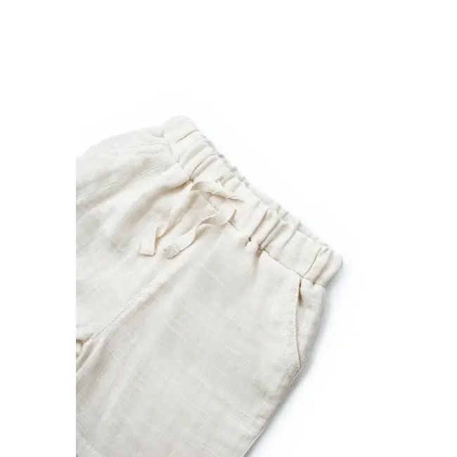 Set tricou maro cu pantaloni scurti TeddyBear, 100% bumbac organic, BabyCosy (Marime: 18-24 Luni) JEMBC-CSYM7103-18