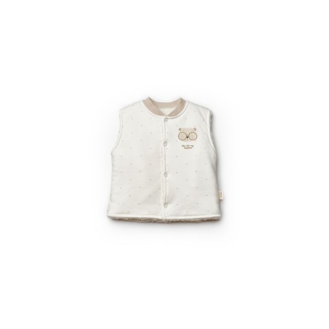 Vesta TeddyBear, ecru, BabyCosy (Marime: 12-18 Luni) JEMBC-CSY8117-12