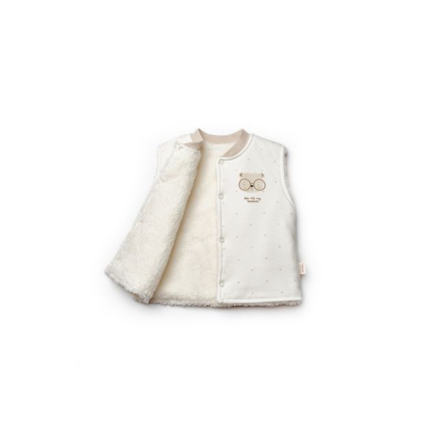 Vesta TeddyBear, ecru, BabyCosy (Marime: 12-18 Luni) JEMBC-CSY8117-12