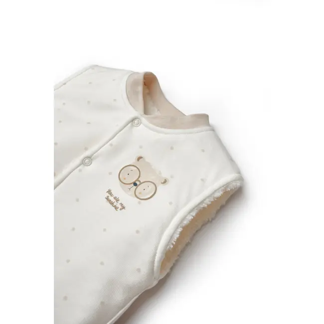 Vesta TeddyBear, ecru, BabyCosy (Marime: 3-6 Luni) JEMBC-CSY8117-3