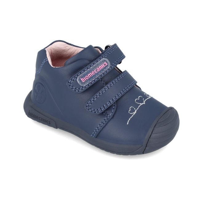 Adidasi Primii Pasi pentru Copii Biomecanics 241106, albastru (Marime: 18 (10,8-11,5 cm)) JEM241106-A-18