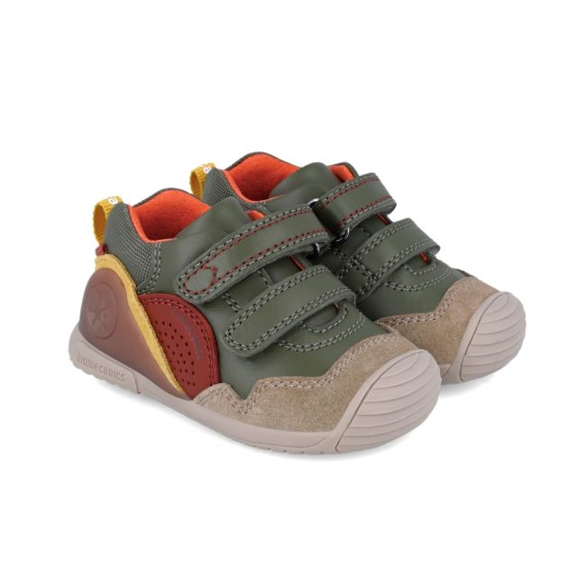 Adidasi Primii Pasi pentru Copii Biomecanics 241120 verde (Marime: 19 (11,6-12,1 cm)) JEM241120-B-19