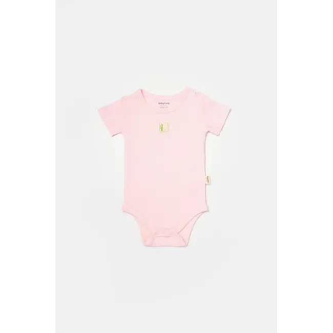 Set 2 body Bamboo,roz, BabyCosy, 50% bumbac+50%bambus (Marime: 12-18 Luni) JEMBC-CSYB9015-12