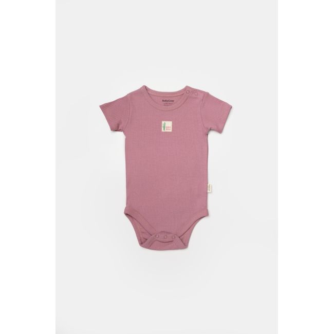 Set 2 body Bamboo,roz, BabyCosy, 50% bumbac+50%bambus (Marime: 9-12 luni) JEMBC-CSYB9015-9