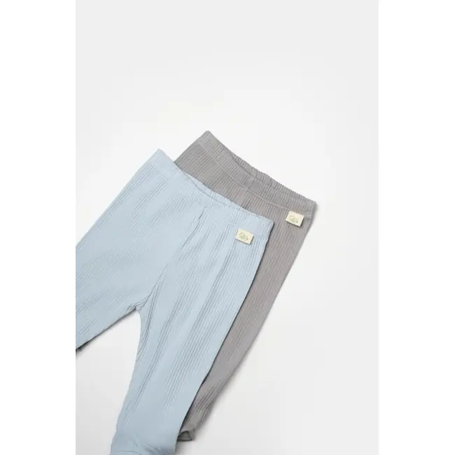 Set 2 pantaloni Bamboo, blue, BabyCosy, 50%bumbac+50% bambus (Marime: 3-6 Luni) JEMBC-CSYB9029-3