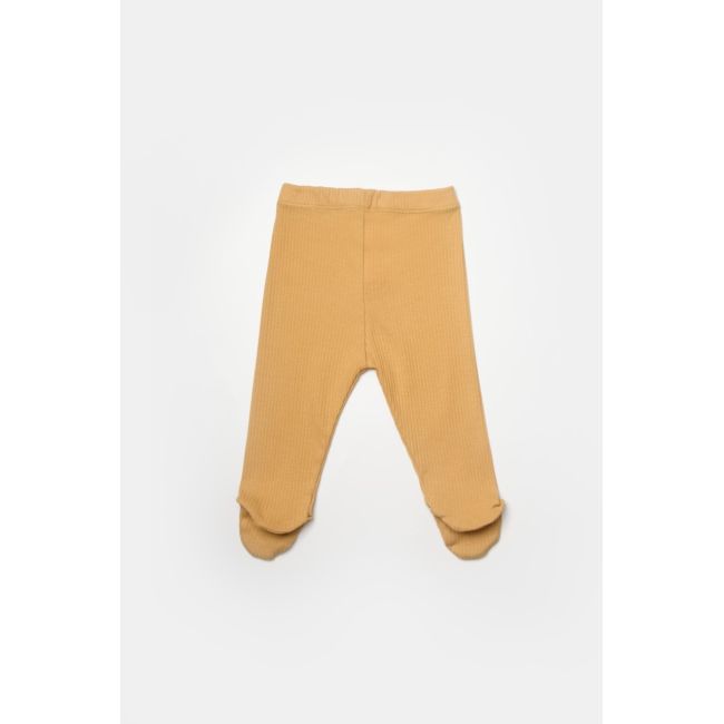 Set 2 pantaloni Bamboo, galben, BabyCosy, 50%bumbac+50% bambus (Marime: 0-3 Luni) JEMBC-CSYB9028-0