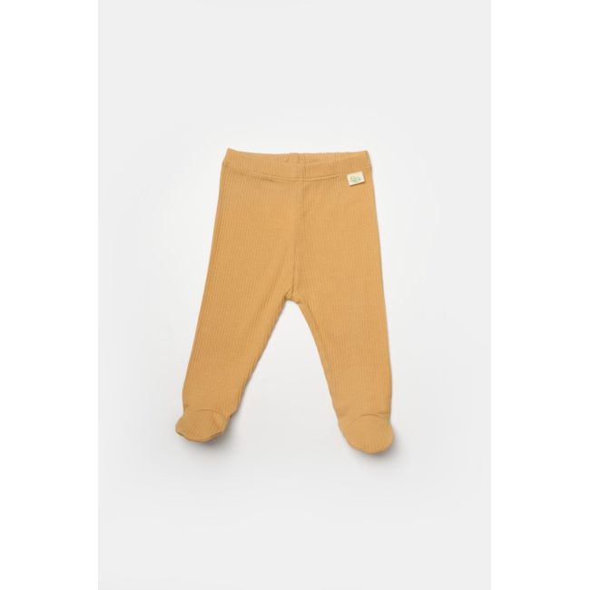 Set 2 pantaloni Bamboo, galben, BabyCosy, 50%bumbac+50% bambus (Marime: 3-6 Luni) JEMBC-CSYB9028-3