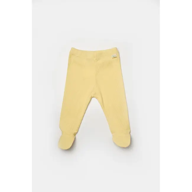 Set 2 pantaloni Bamboo, galben, BabyCosy, 50%bumbac+50% bambus (Marime: 6-9 luni) JEMBC-CSYB9028-6