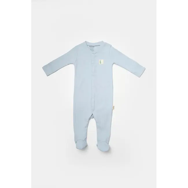 Set 2 salopete lungi Bamboo, blue, BabyCosy, 50%bumbac+50% bambus (Marime: 6-9 luni) JEMBC-CSYB9035-6