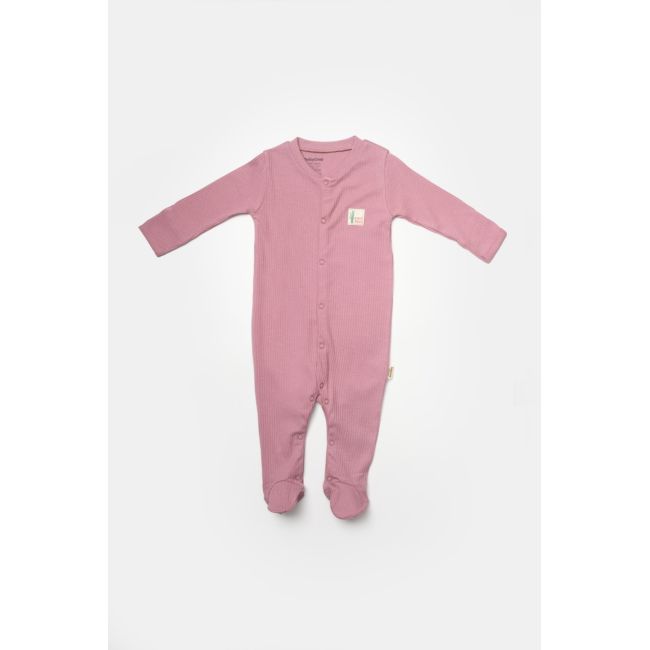 Set 2 salopete lungi Bamboo, roz, BabyCosy, 50%bumbac+50% bambus (Marime: 3-6 Luni) JEMBC-CSYB9033-3