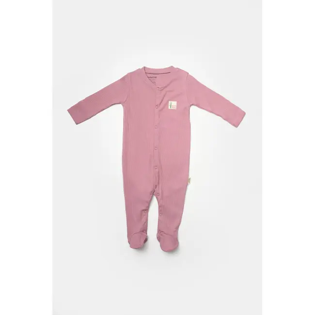 Set 2 salopete lungi Bamboo, roz, BabyCosy, 50%bumbac+50% bambus (Marime: 3-6 Luni) JEMBC-CSYB9033-3
