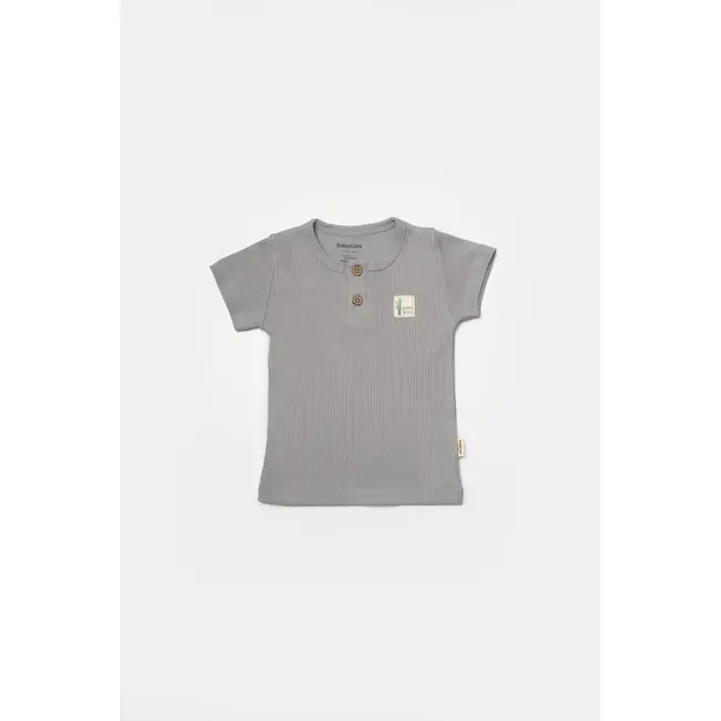 Set 2 tricouri Bamboo, blue, BabyCosy, 50% bumbac+50%bambus (Marime: 9-12 luni) JEMBC-CSYB9023-9