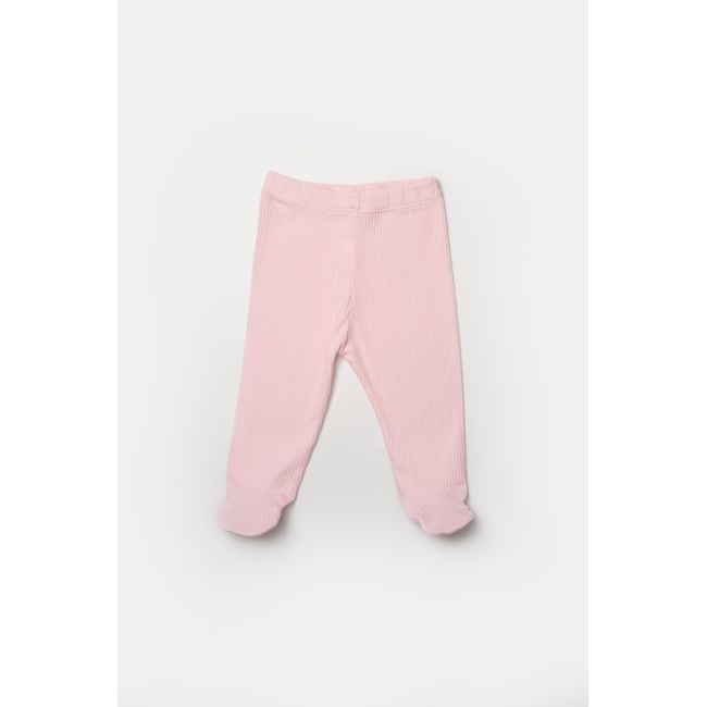 Set 4 piese:body, pantaloni, baveta si caciulita Bamboo, roz, BabyCosy, 50% bumbac+50%bambus (Marime: 3-6 Luni) JEMBC-CSYB9007-3
